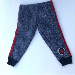 Marvel Spiderman Boys  Gray marled Style Jogger Sweatpants Size 2T